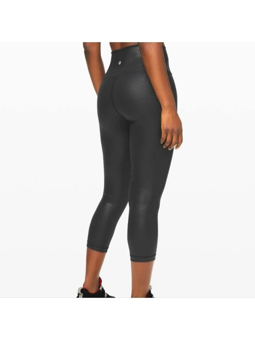 Lululemon Wunder Under Crop HR *Foil 21